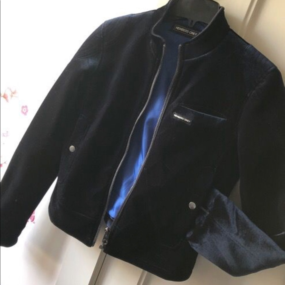 Members Only Velour Jacket - Picture 1 of 3